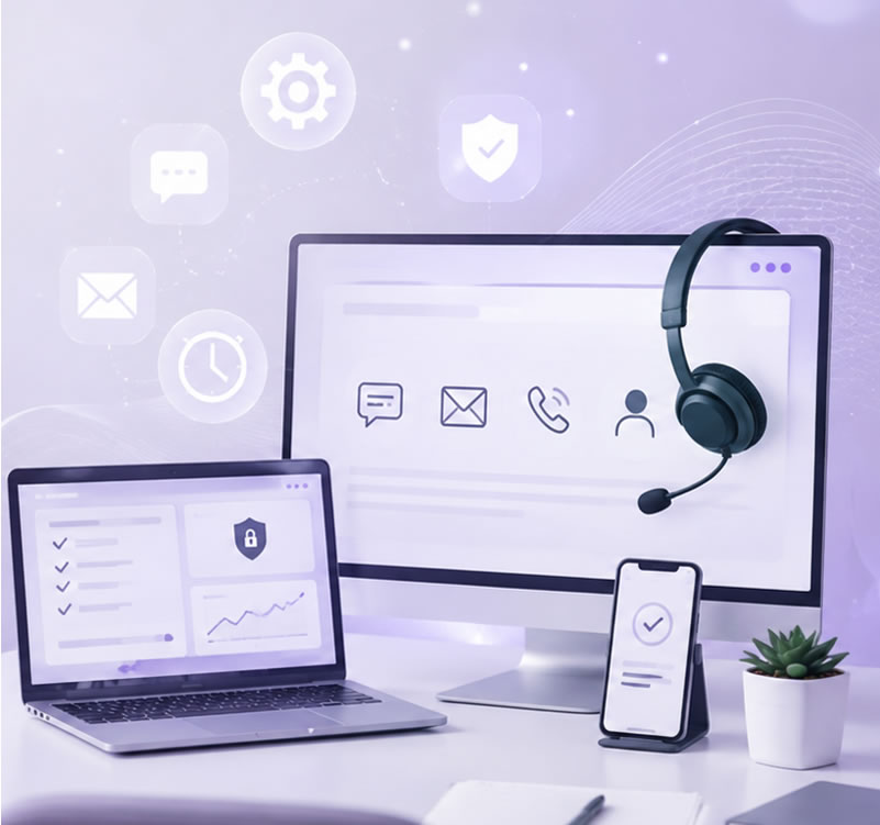 Professional website development and technical support