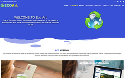 Eco Art 1 Bubbles Joomla 3 & 4 website template