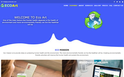 Eco Art 2 Drip Joomla 3 & 4 website template