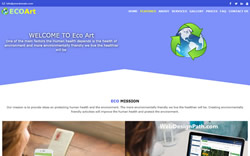 Eco Art 6 V-slope - Joomla 3 & 4 website template