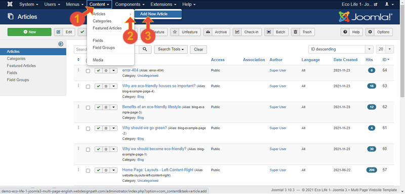 Joomla Install new language 10