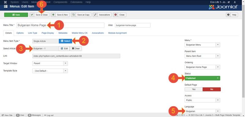 Joomla Install new language 15