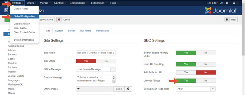 Joomla Install new language 5