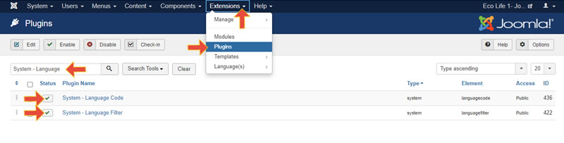 Joomla Install new language 7