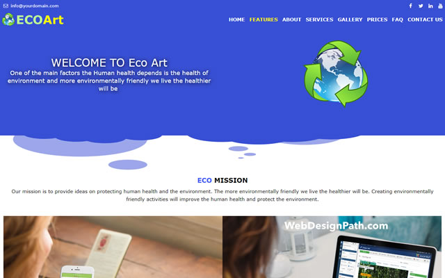 Bubbles Website Template