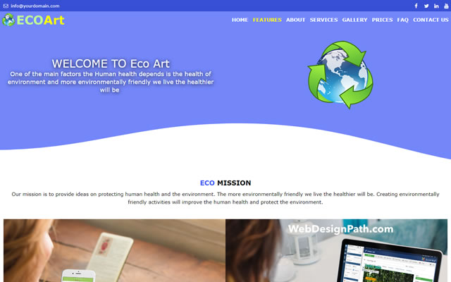 Wave Website Template