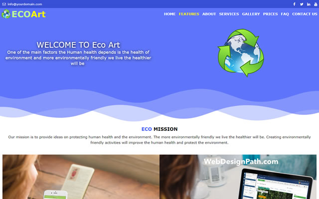 Multiple Waves Website Template